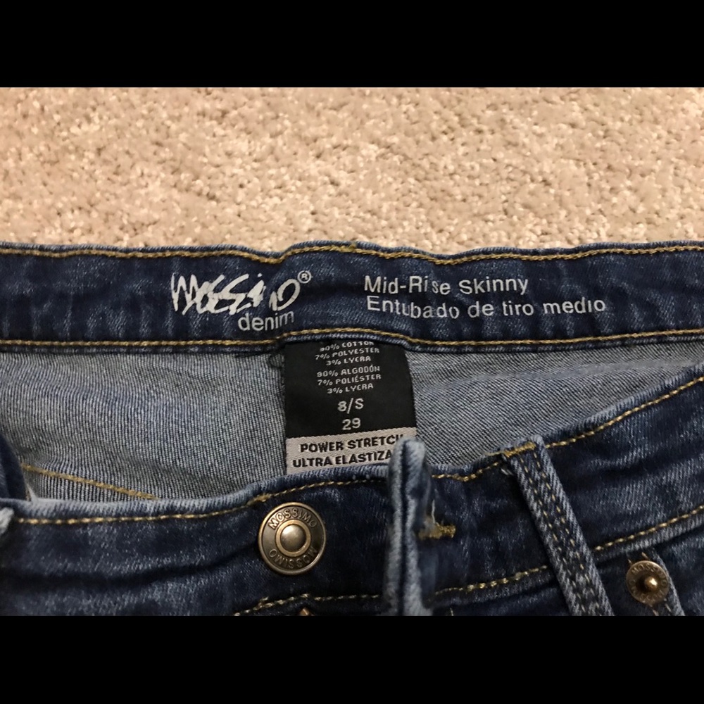 Mossimo Mid Rise Skinny Jeans